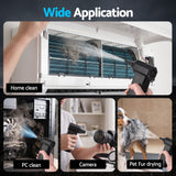 GIANTZ Electric Air Duster 7H Long Runtime Mini Blower for Keyboard PC Cleaning