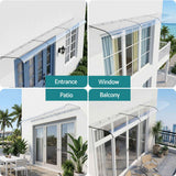 Instahut Window Door Awning 0.4mx3m Transparent