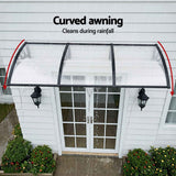Instahut Window Door Awning 0.8mx3m Transparent
