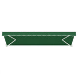 Instahut Retractable Folding Arm Awning Motorised Sunshade 5Mx3M Dark Green