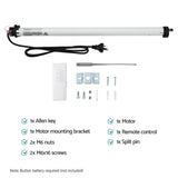 Instahut Pivot Arm Awning Motor Replacement Kit With Remote Control