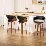 Artiss Bar Stools Set of 3 Kitchen Wooden Bar Stool Dining Chair 65cm In Australia - Darrahopens