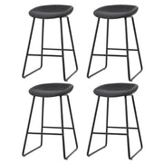 Artiss 4x Bar Stools Kitchen Dining Chairs Counter Stool PU Leather Metal