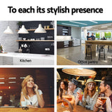 Artiss 3x Bar Stool Backless Swivel Counter Barstools 70-90cm Seat Height Adjustable Industrial