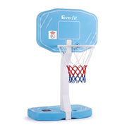 Everfit 2 in 1 Pool Basketball Hoop Volleyball Net Set Water Sports Game Combo Weighted Base Blue In Australia - Darrahopens