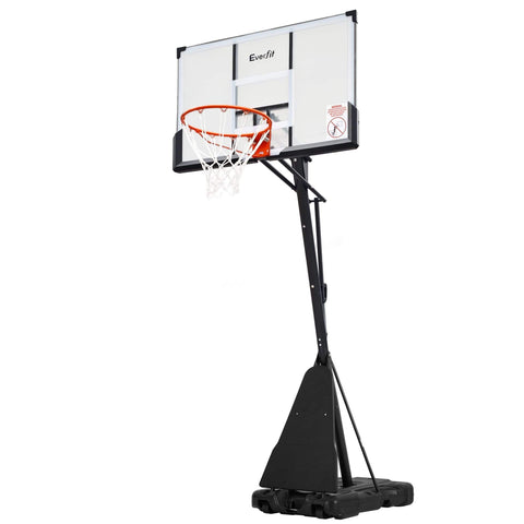 Darrahopens Sports & Fitness > Ball Sports > Basketball & Basketball Accessories Everfit 3.05M Basketball Hoop Stand System Portable Height Adjustable Net Ring