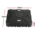 Instahut Outdoor Umbrella Base 2 Fillable 60kg Cantilever Umbrella Base with Wheels 84cm In Australia - Darrahopens