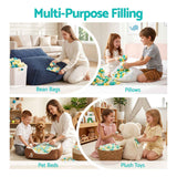 Artiss 20lbs (8.8KG) Bean Bag Filler Shredded Memory Foam Filling High Density Soft Pillow Stuffing for Bean Bag Chair, Couch Cushion, Dog Bed, Stuffed Animals and Arts Crafts