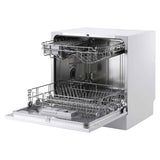 Devanti 8 Place Settings Benchtop Dishwasher White