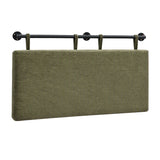 Artiss Wall Mounted Headboard King Single Corduroy Upholstered Hanging Bed Head