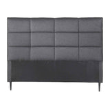 Artiss Bed Headboard Double Bedhead Linen Fabric Charcoal