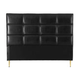 Artiss Bed Headboard Queen Bedhead PU Leather Black