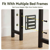 Artiss Bed Headboard King Single Storage Bedhead Charging Station Black