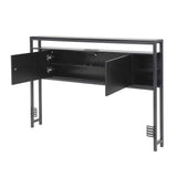 Artiss Bed Headboard Queen Storage Bedhead Charging Station Black