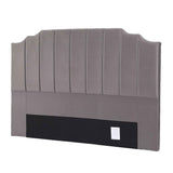 Artiss Bed Head Headboard King Velvet 183CM - Grey
