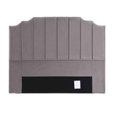 Artiss Bed Head Headboard Queen Velvet 153CM - Grey