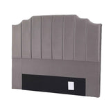 Artiss Bed Head Headboard Queen Velvet 153CM - Grey