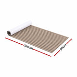 Seamanship Boat Flooring, EVA Foam Decking Mat, 240x90cm, Taupe In Australia - Darrahopens