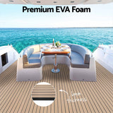 Seamanship Boat Flooring, EVA Foam Decking Mat, 240x90cm, Taupe In Australia - Darrahopens