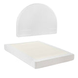 Artiss Queen Bed Frame Boucle Fabric Vacuum Compressed Beds Removable Washable Cover No-Assembly