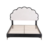 Artiss Queen Bed Frame with Adjustable Shell Headboard and PVC Upholstery In Australia - Darrahopens