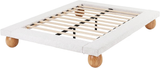 Artiss Queen Bed Frame and 2 Chest of Drawers Set, Boucle Upholstery Platform Bed