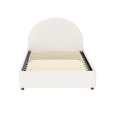 Artiss Bed Frame Gas Lift Strorage Beds Base Platform Boucle Fabric King Single ELLA