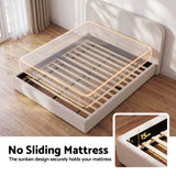 Artiss King Bed Frame with 100cm Bouclé Headboard, USB-C & Night Lights In Australia - Darrahopens