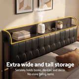 Artiss King Bed Frame with Storage Headboard SAA Certified Charging Station