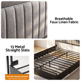 Artiss Queen Bed Frame with Storage, 4 Drawers and Charging Station