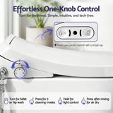 Cefito Electric Bidet Toilet Seat Washing Without Power Heated D-Shape Air Dryer | darrahopens.com.au Premium AU Stock