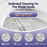 Cefito Electric Bidet Toilet Seat Washing Without Power Heated D-Shape Air Dryer | darrahopens.com.au Premium AU Stock