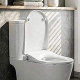 Cefito Non Electric Bidet Toilet Seat D-Shape Dual Nozzle Soft Close WaterMark DIY | darrahopens.com.au Premium AU Stock