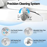 Cefito Non Electric Bidet Toilet Seat D-Shape Dual Nozzle Soft Close WaterMark DIY | darrahopens.com.au Premium AU Stock