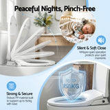 Cefito Non Electric Bidet Toilet Seat D-Shape Dual Nozzle Soft Close WaterMark DIY | darrahopens.com.au Premium AU Stock