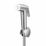 Darrahopens Home & Garden > Bathroom Accessories > Toilet & Bidet Accessories Cefito Handheld Bidet Sprayer for Toilet 1.5m Stainless Steel Hose Jet Spray for Feminine Wash Cloth Diaper Pet Bath Adjustable Pressure Bidet Attachment with G1/2 Valve Silver