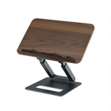 Artiss Book Stand Telescopic Book Holder with Page Clip Ergonomic Desktop Stands OAK In Australia - Darrahopens