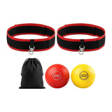 Everfit Boxing Reflex Ball Headband Hand Eye Coordination Stress Relief 2 Balls In Australia - Darrahopens