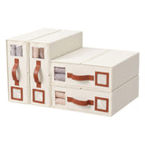 Artiss Bed Sheet Organisers Box 4Pcs Storage King Size Bedding Foldable Beige