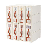 Artiss Bed Sheet Organisers Box 8Pcs Storage King Size Bedding Foldable Beige