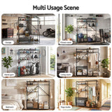 Everfit Sports Equipment Organizer Rack Multi Garage Storage for Golf Bag 174cm