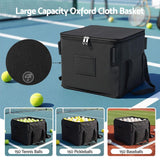 Everfit Foldable Tennis Hopper Stand with Wheels Holds Up to 150 Balls