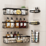 Artiss Shower Caddy Metal Bathroom Organiser Rust Resistant 6 Pack