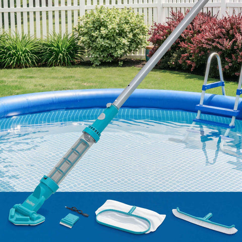 Bestway Pool Cleaner Maintenance Rechargeable Vacuum Cleaning Aluminium Pole 2m In Australia - Darrahopens