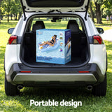 Bestway Inflatable Pool Float Sun Lounger with Cup Holder 163x94cm Blue In Australia - Darrahopens