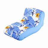 Bestway Inflatable Pool Float Sun Lounger with Cup Holder 163x94cm Blue