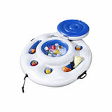 Bestway Inflatable Floating Cooler with Cup Holders for Pool Holds 24 Cans
