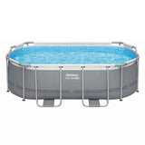 Bestway Swimming Pools 305cm x 200cm x 84cm Steel Above Ground Backyard Pool Set