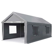 Instahut 3x6m Carports Canopy Tent Portable Garage Outdoor Steel Shelter Grey In Australia - Darrahopens