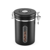 5-Star Chef 1.8L Stainless Steel Coffee Bean Storage Container Coffee Canister